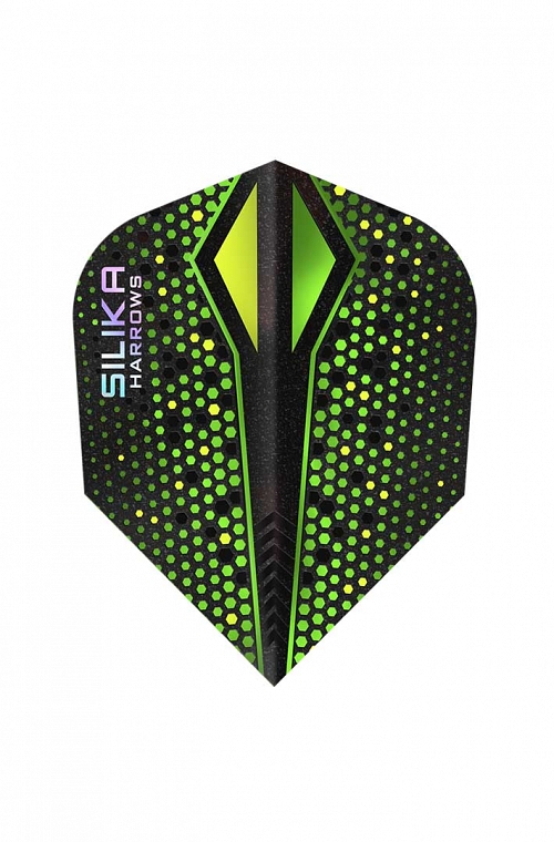 Harrows Silika Colourshift-X Flights Green