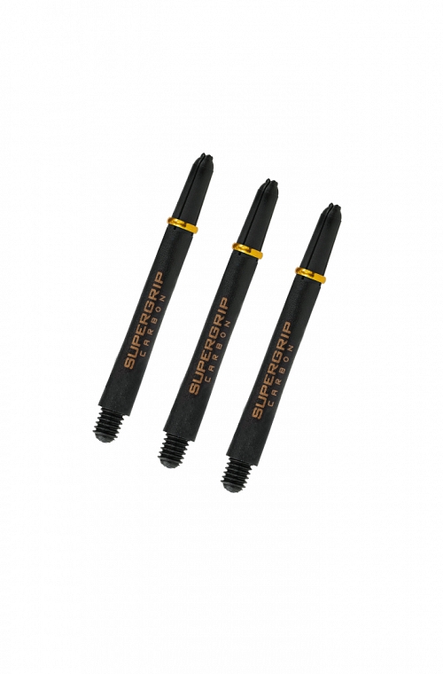 Harrows Supergrip Carbon Medium Shafts Gold