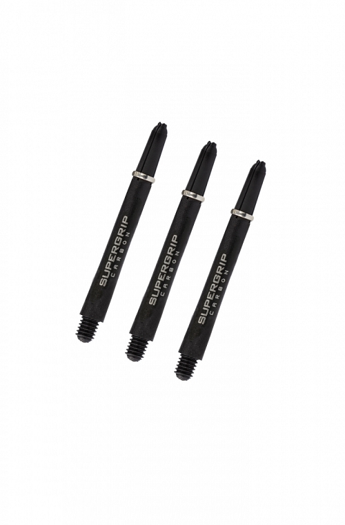 Harrows Supergrip Carbon Medium Shafts Silver