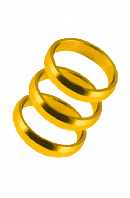 Harrows Supergrip Rings Dourado