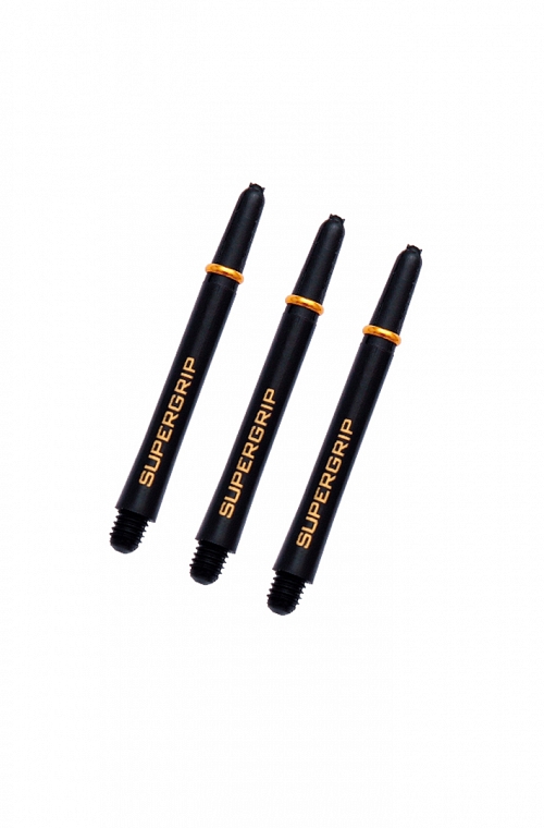 Harrows Supergrip Shafts Medium Black/Gold