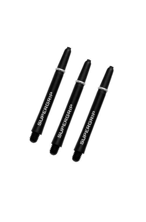 Harrows Supergrip Shafts Medium Black/Silver