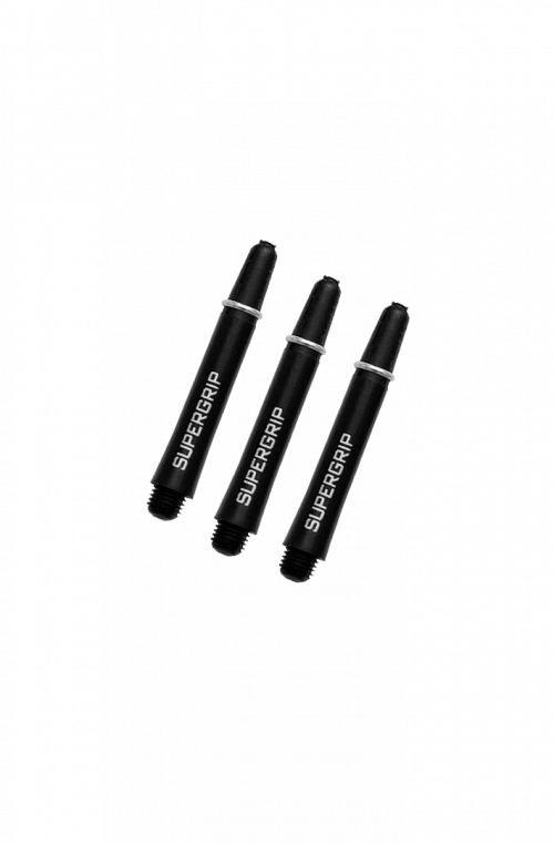 Harrows Supergrip Shafts Short Black/Silver