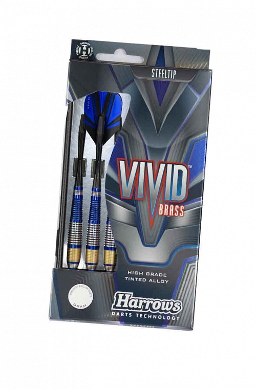 Harrows Vivid Blue Steel Tip Darts 21gR