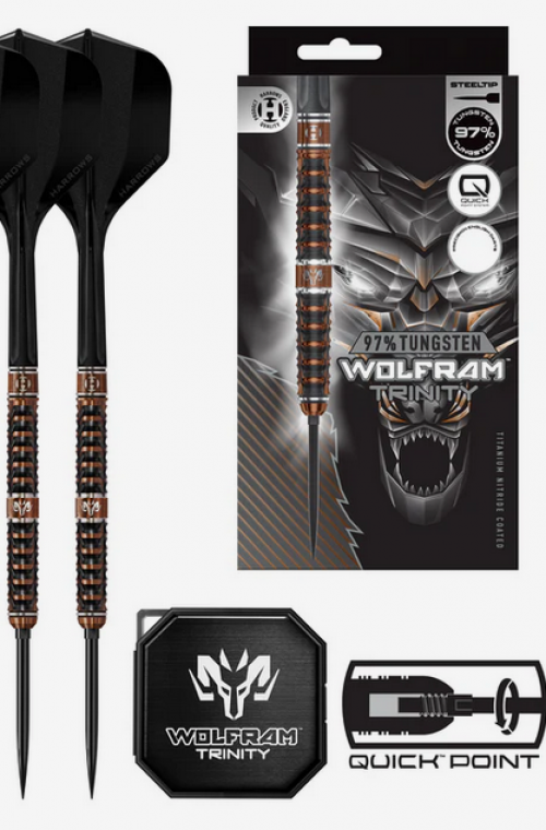 Harrows Wolfram Trinity 97% tungsten Steeltip 21 gr