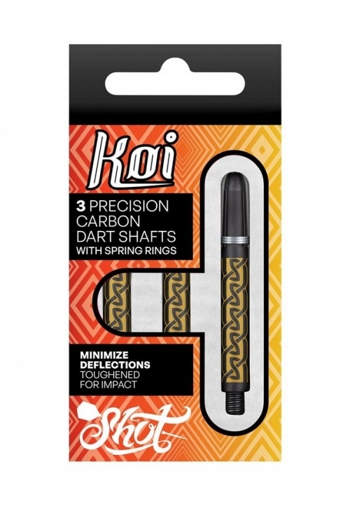 Hastes Shot Koi Carbon Helioknot curtas Preto/Dourado