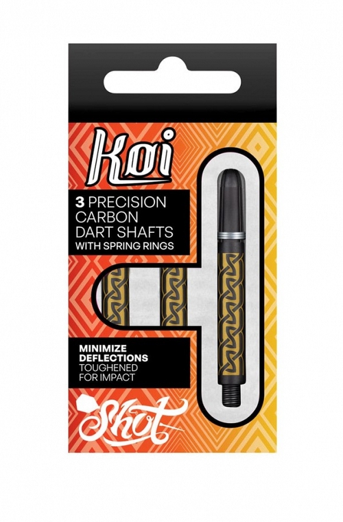Hastes Shot Koi Carbon Helioknot intermedias Preto/Dourado