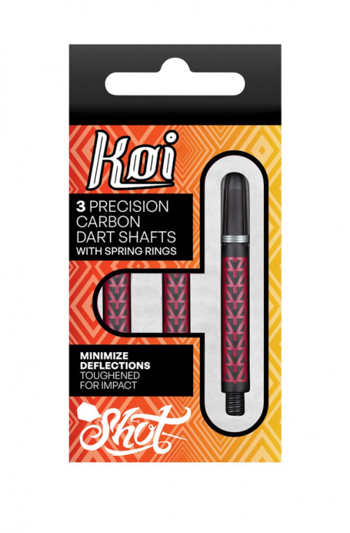 Hastes Shot Koi Carbon Pakati Mediana Preto/Vermelho