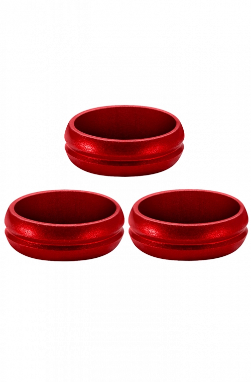 Mission F-Lock Rings Red