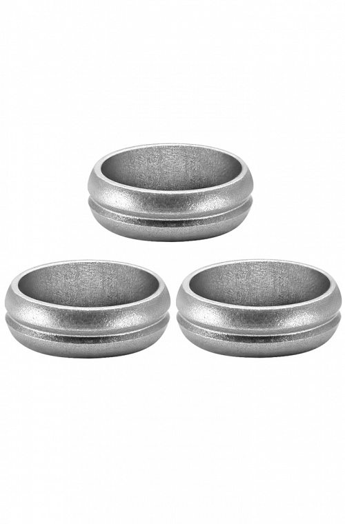 Mission F-Lock Rings Silver
