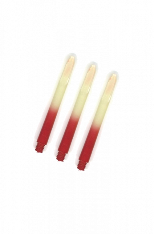 Nylon Medium Shafts Red/White 47mm