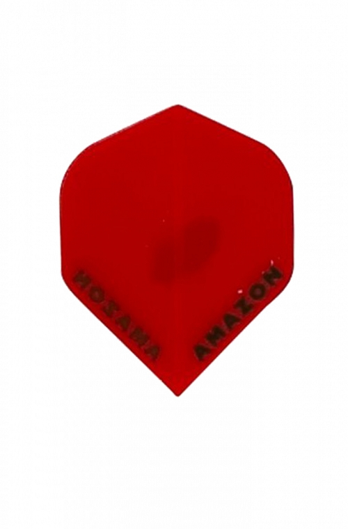 Plumas Amazon Standard Rojo Transparente