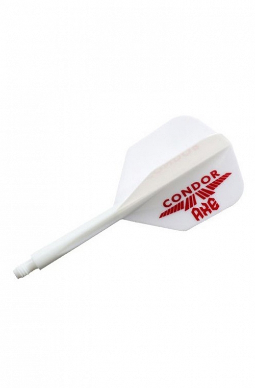 Plumas Condor AXE Logo Shape Blanco-Rojo L