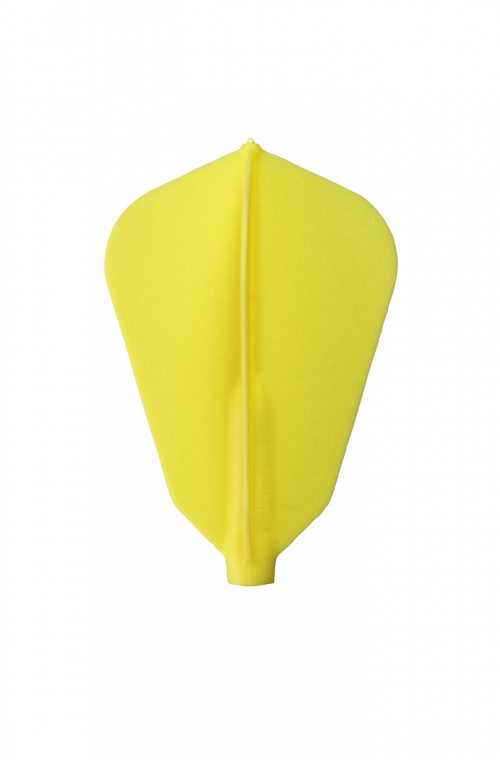 Plumas Fit Flight F Shape Amarillo 6 uds