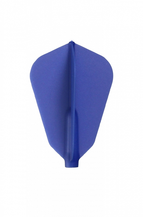 Plumas Fit Flight F Shape D-Azul 6 uds