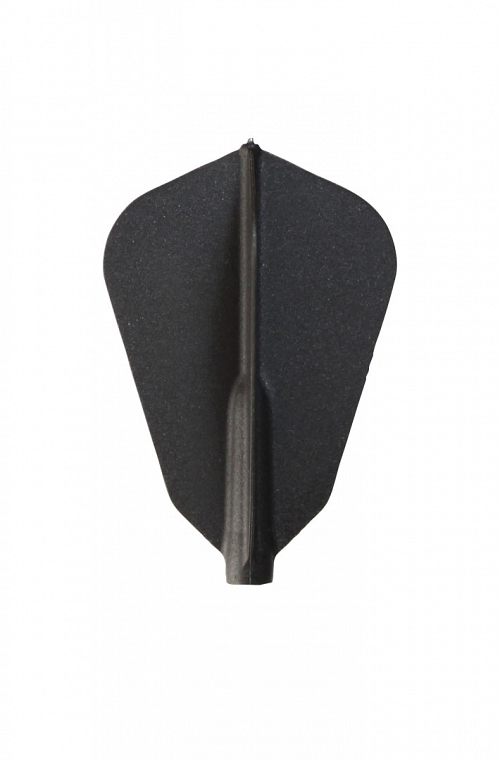 Plumas Fit Flight F Shape D-Negro 6 uds