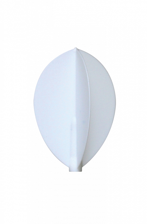 Plumas Fit Flight Oval Blanco 3 uds