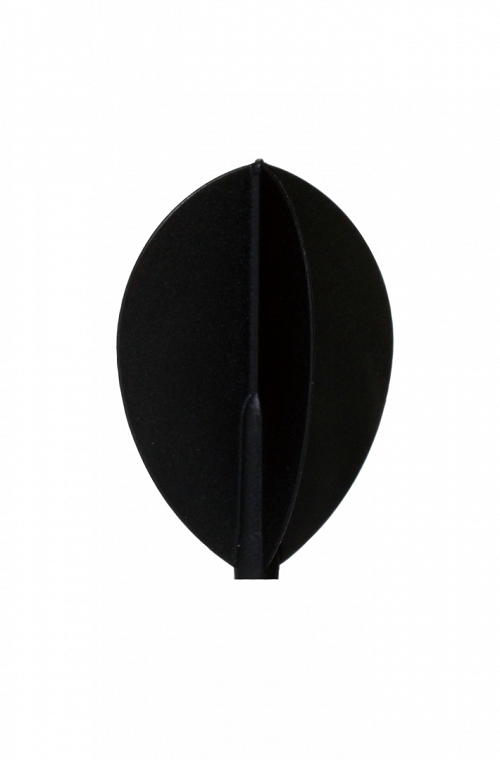 Plumas Fit Flight Oval D-Negro 3 uds