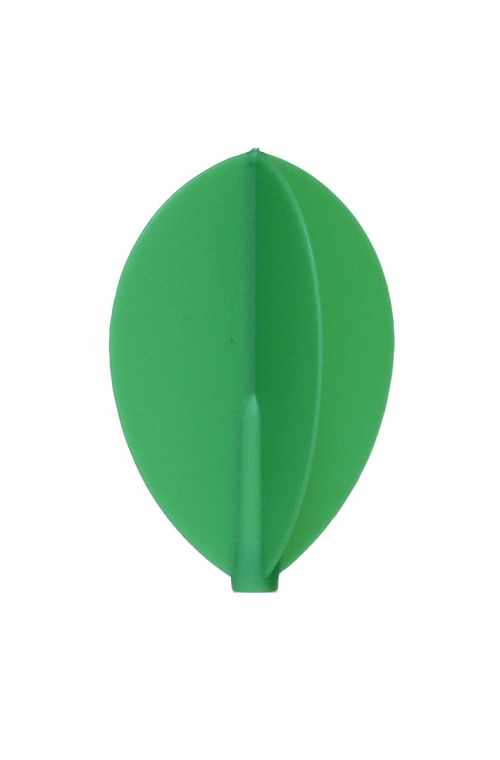 Plumas Fit Flight Oval Verde 3 uds