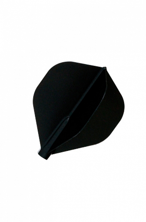 Plumas Fit Flight Standard D-Negro 3 uds