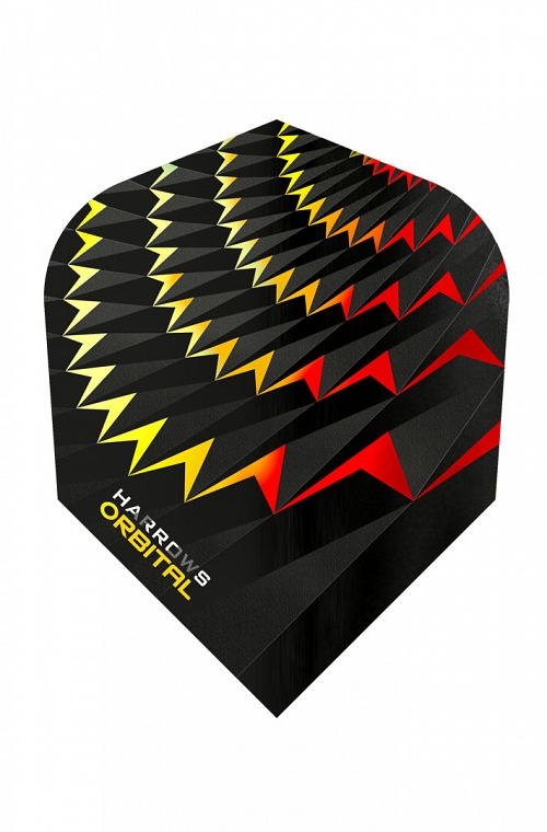 Plumas Harrows Orbital Amarillo/Rojo