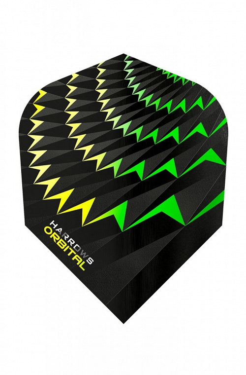 Plumas Harrows Orbital Amarillo/Verde