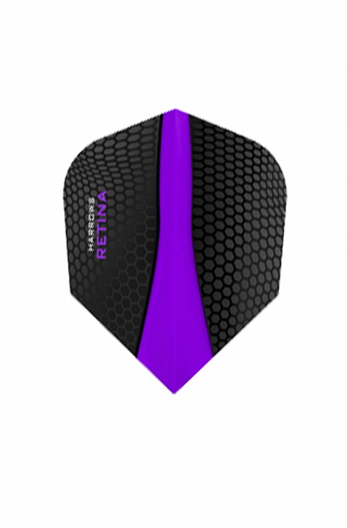 Plumas Harrows Retina Morado