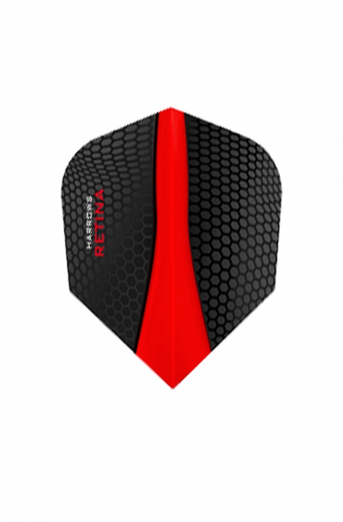 Plumas Harrows Retina Rojo