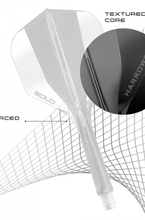 Plumas Harrows Solo  Transparente Nº6 Midi