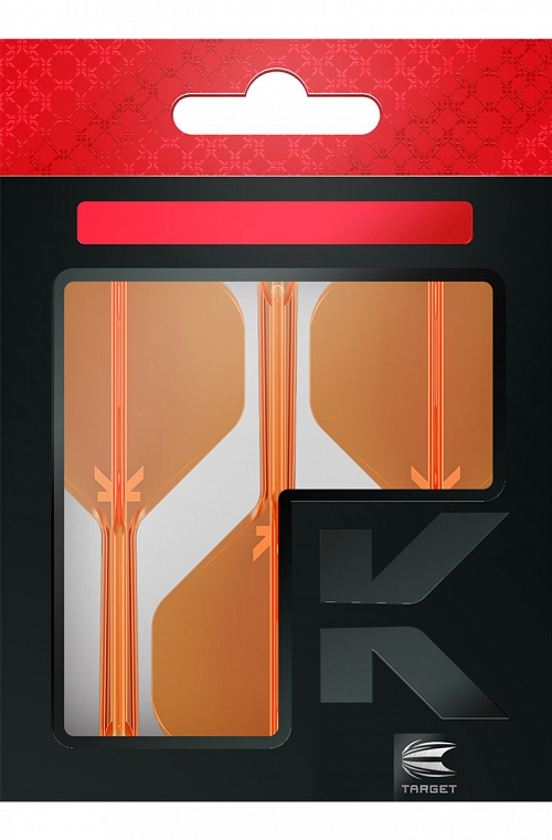 Plumas Target K Flex Neon Medianas Naranja N2