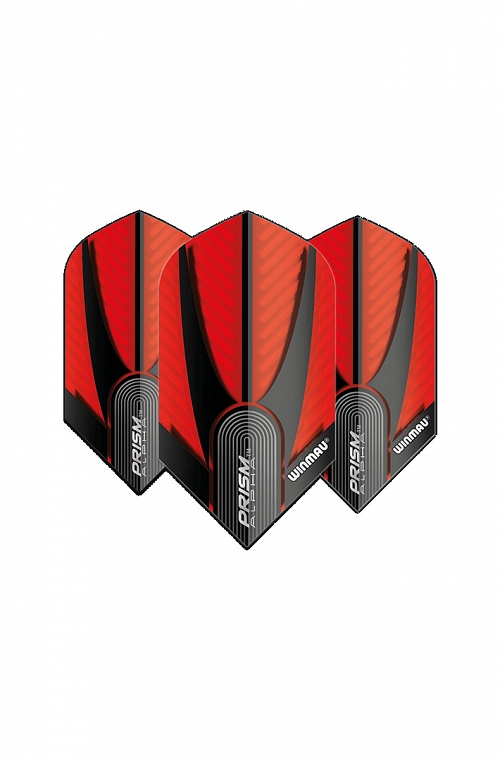 Plumas Winmau Alpha Slim Rojo/Negro