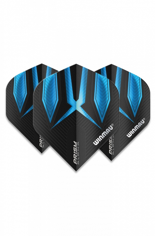 Plumas Winmau Alpha Standard Azul/Negro