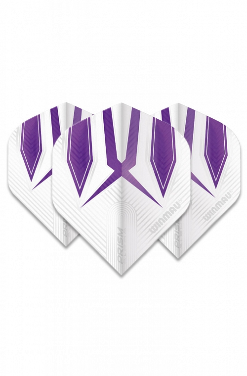 Plumas Winmau Alpha Standard Blanco/Morado