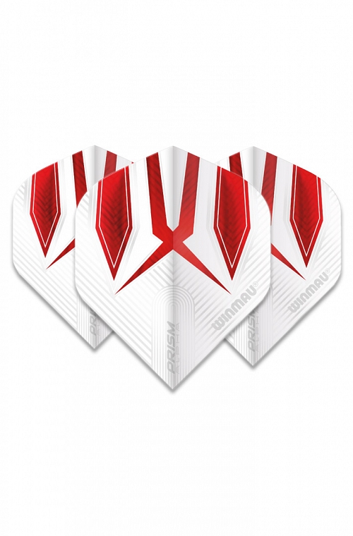 Plumas Winmau Alpha Standard Blanco/Rojo