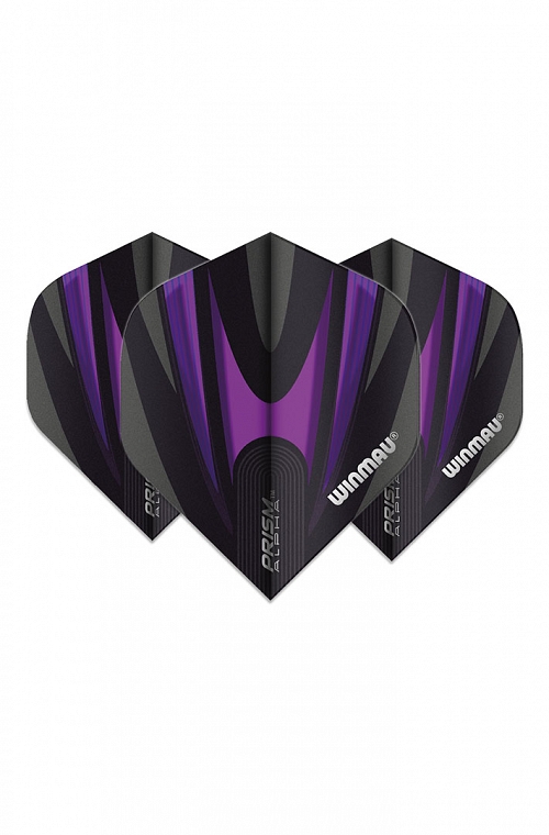 Plumas Winmau Alpha Standard Negro/Morado