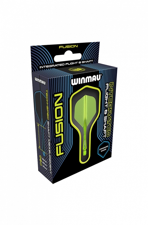 Plumas Winmau Fusion Cortas Amarillo