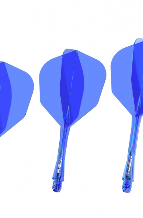 Plumas Winmau Fusion Cortas  Shape Nº6 Azul