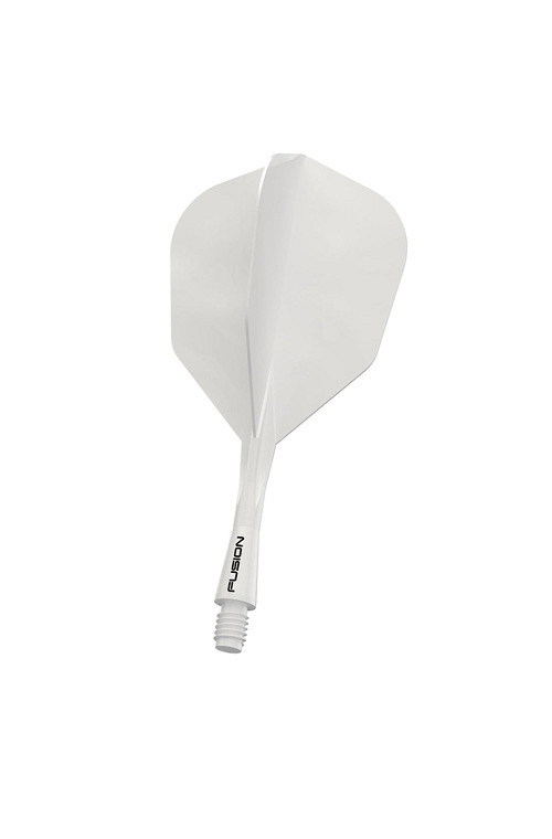 Plumas Winmau Fusion Cortas  Shape Nº6 Blanco