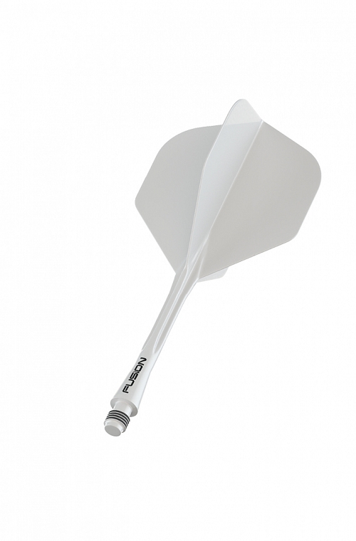 Plumas Winmau Fusion Medianas Blanco