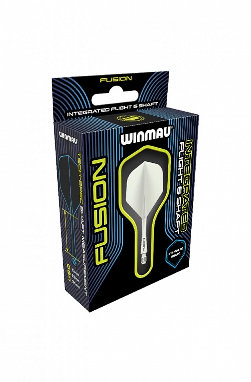 Plumas Winmau Fusion Medianas Blanco