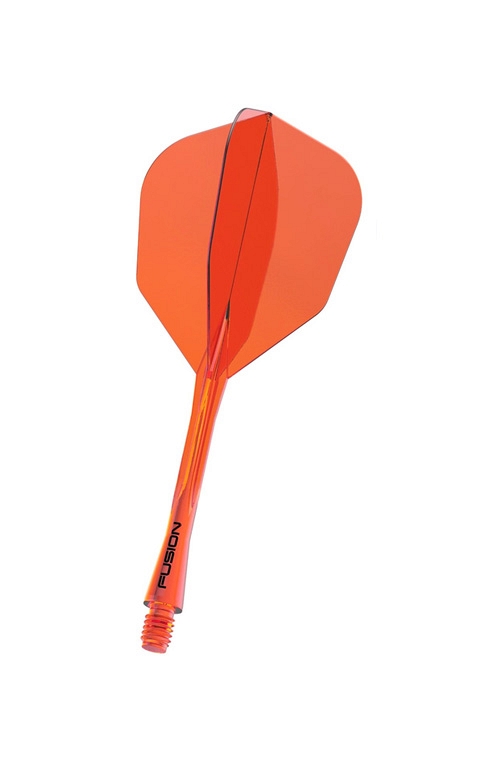 Plumas Winmau Fusion Medianas  Shape Nº6 Naranja