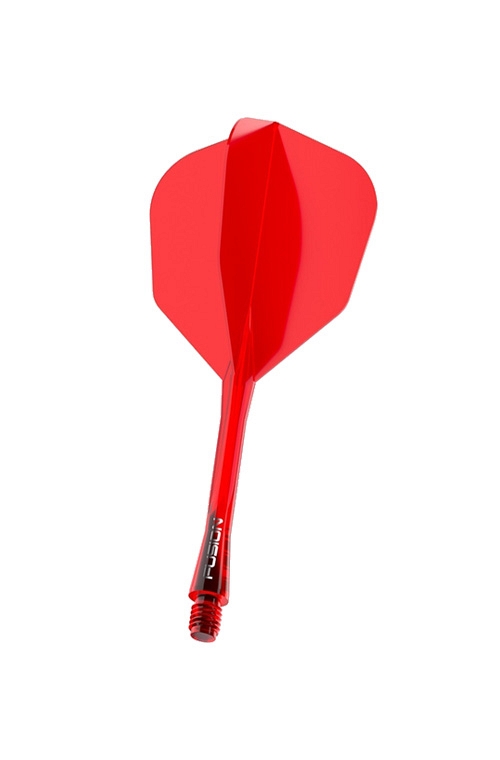 Plumas Winmau Fusion Medianas  Shape Nº6 Rojo