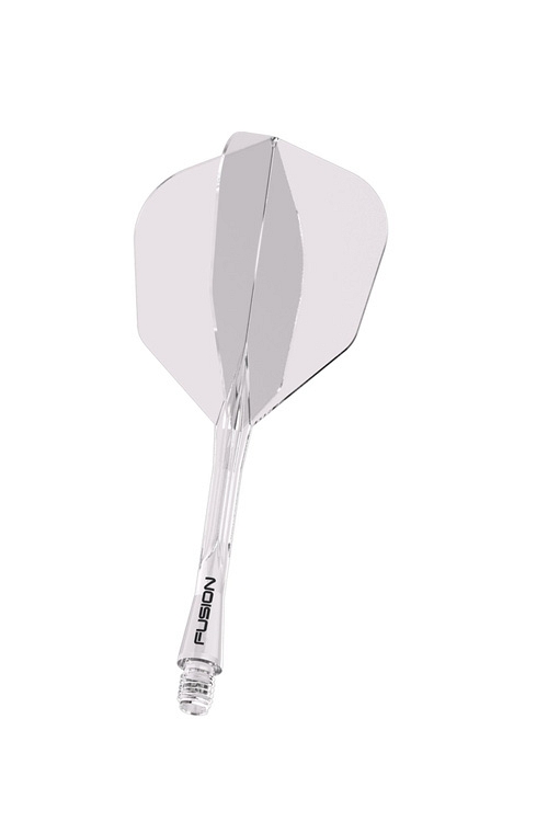 Plumas Winmau Fusion Medianas  Shape Nº6 Transparente
