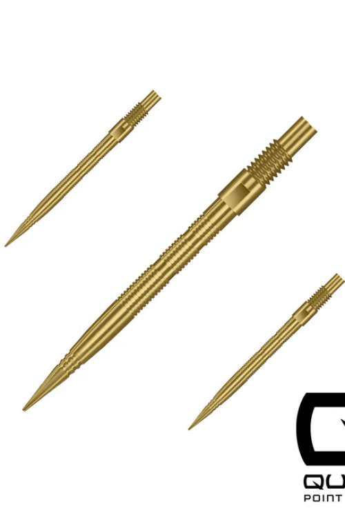Puntas Harrows Micro Ridge Quick Point Dorado 30mm