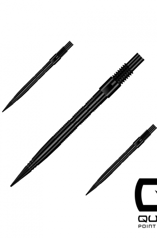 Puntas Harrows Micro Ridge Quick Point Negra 26mm