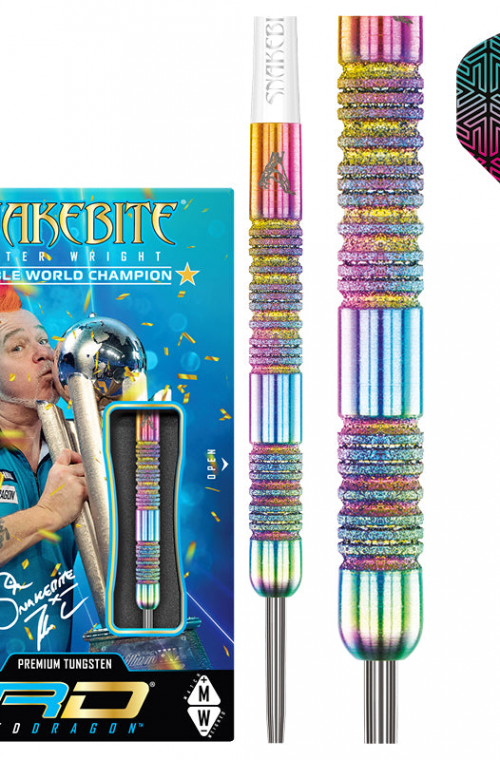 Red Dragon Peter Wright Spectrum Fusion Steel Tip Darts 22gr