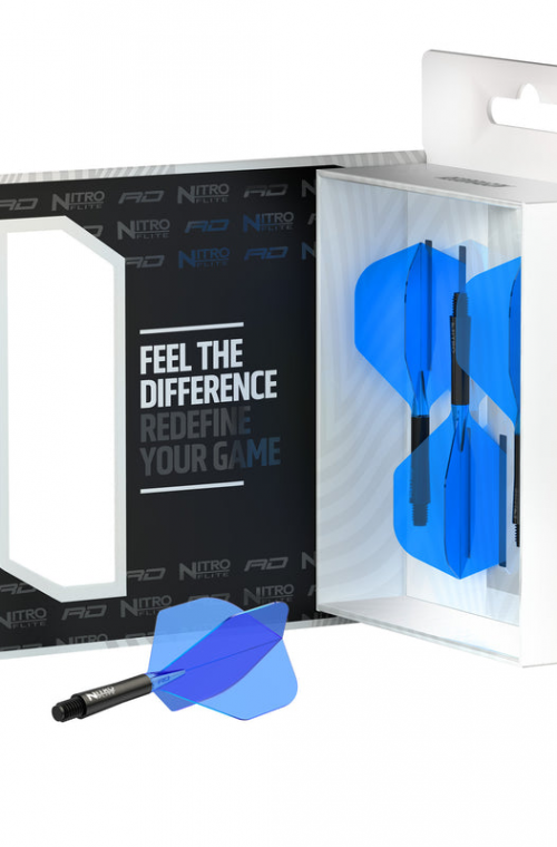 RedDragon NitroFlite Medium Standard Nº2 Black/Blue