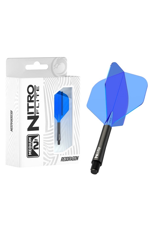 RedDragon NitroFlite Medium Standard Nº2 Black/Blue