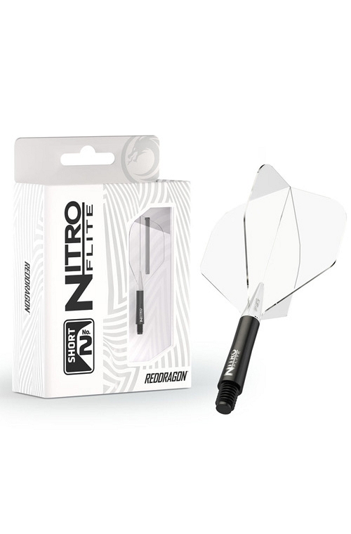 RedDragon NitroFlite Short Standard Nº2 Black/Clear