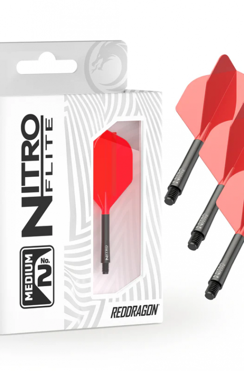 RedDragon NitroFlite Short Standard Nº2 Black/Red